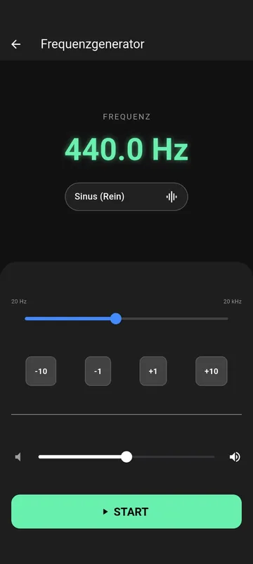 Tooliz-Screenshot: Tongenerator